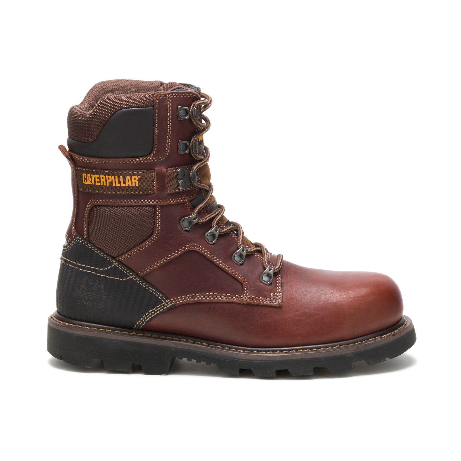 Caterpillar Indiana 2.0 Steel Toe Philippines - Mens Steel Toe Boots - Brown 60591IXRM